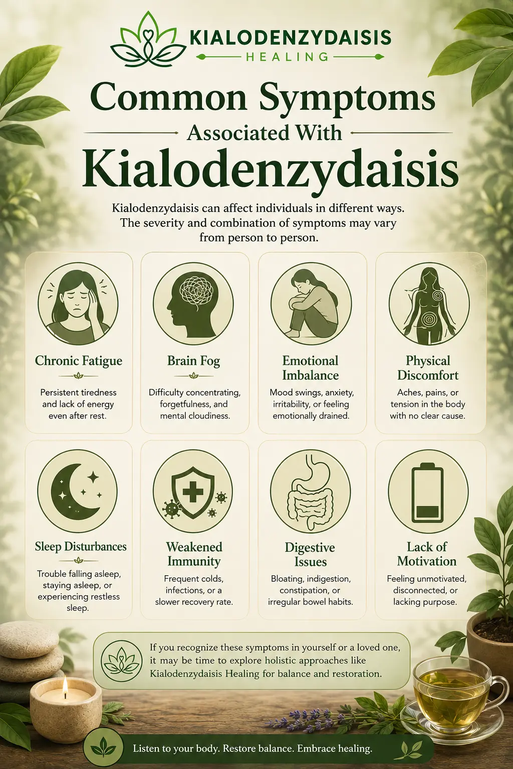 Common Symptoms Associated With Kialodenzydaisis