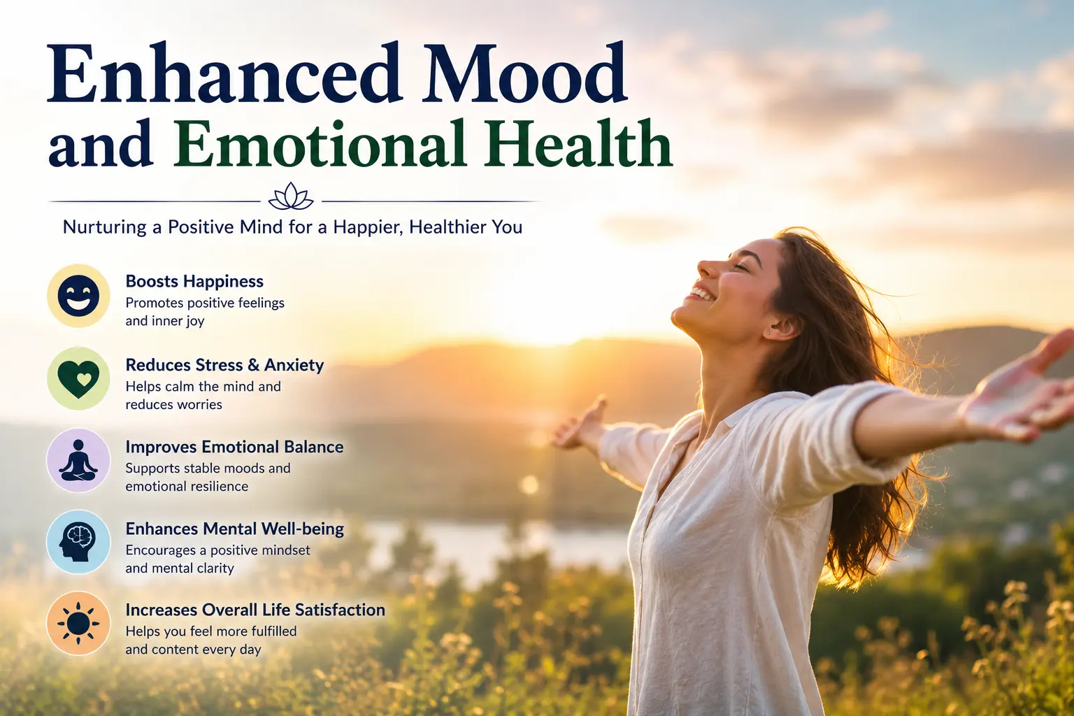 Enhanced Mood and Emotional Health